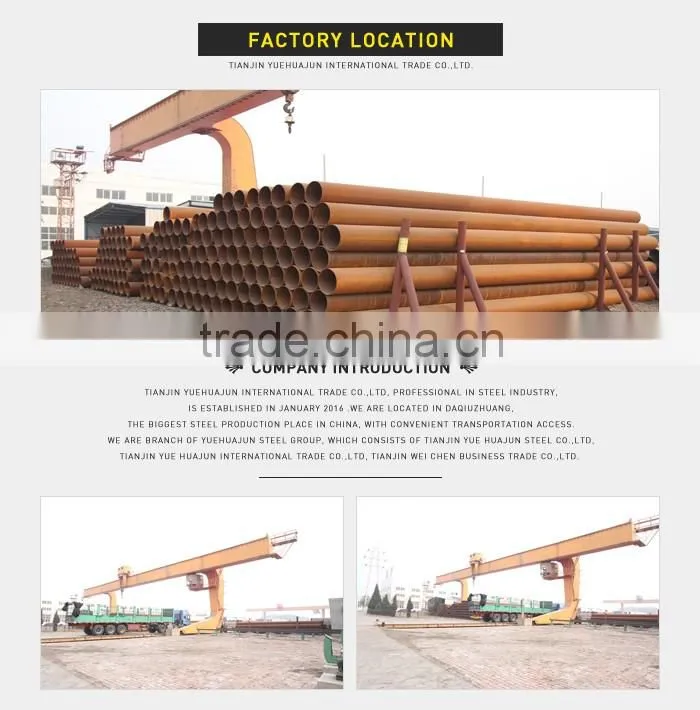 SSAW Pipe producing Mill Spiral Pipe LineSAW FARM IRRIGATION PIPE WITH GOOD PRICE3 to 12m Length, API 5L OIL /GAS PIPE LINE /SPI