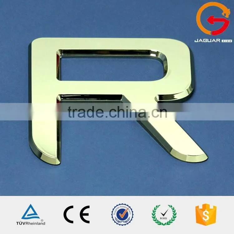 factory supply custom made polished mirror acrylic silver letter sign Sichuan