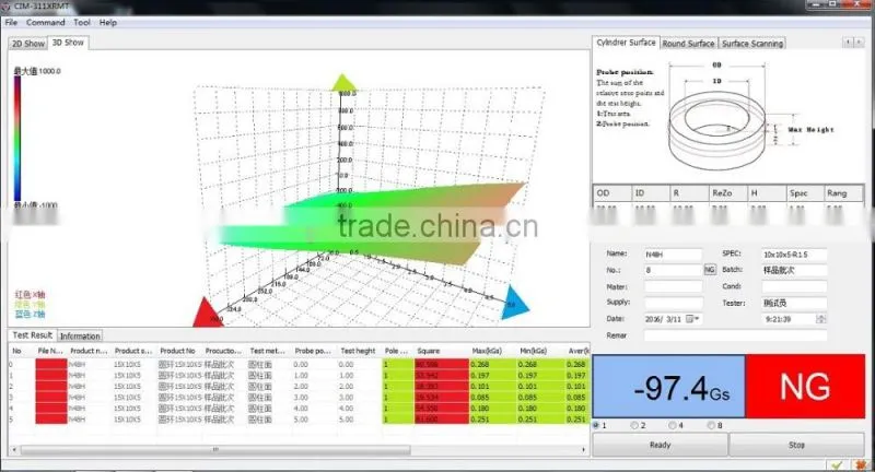 LINKJOIN CIM-3115 Magnet Analyzer automatic with software control trade assurance supplier