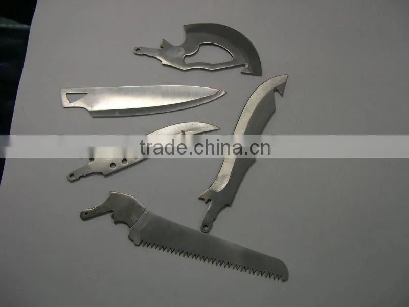 Stainless steel blade in satin finish