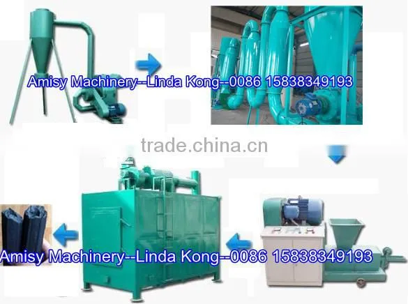 high calorific value wood sawdust briquette press