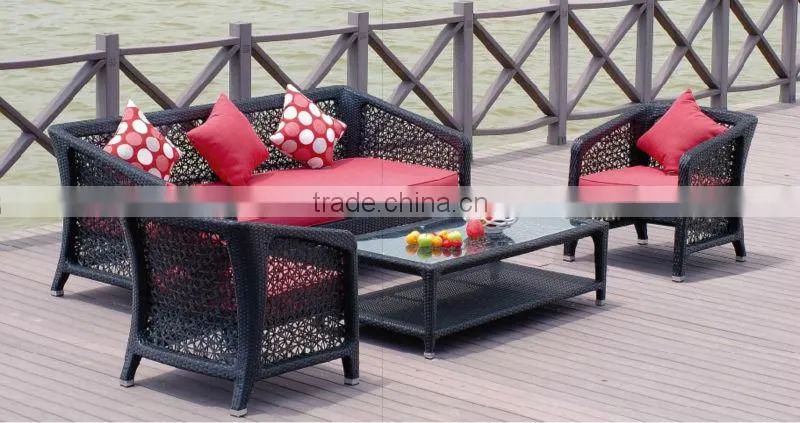 PE ratten garden furniture leisure chair set