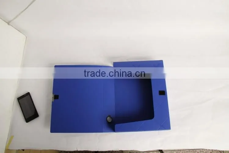 A4 Size 2.5 Inches Case Shape Poly Box File Type Plastic Document Box