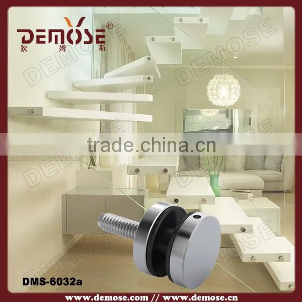 tempered glass panel small space stairs for modern house/ floating staircase