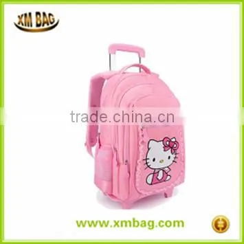 Hot sale kids trolley school bags backpack