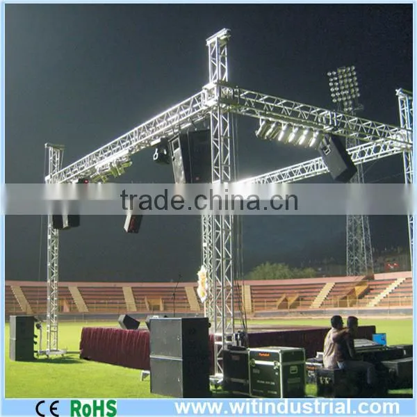 4 pillar 40 by 30ft stage aluminum deco truss