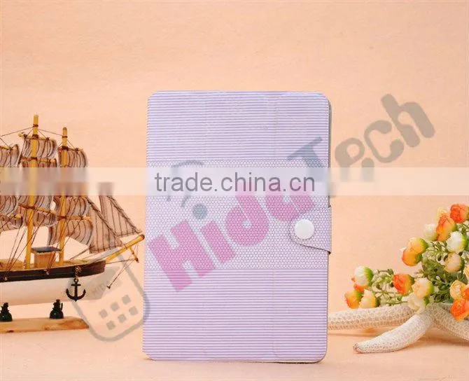Wholesale Fashion Buckle Case for iPad Mini,Fashion 3 Fold Buckle Book Style Leather Case for iPad Mini