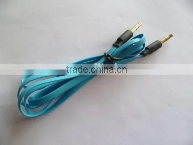 hot sale high quality colorful flat DC 3.5 cable