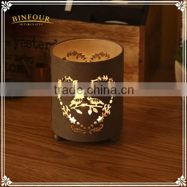 antique colorful metal votive candle holder round candle cup