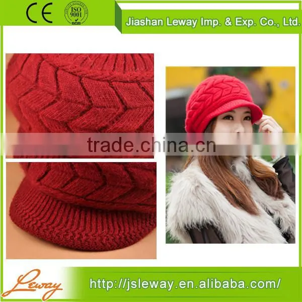 New Design Fashion Winter Knitted Beanie Cap