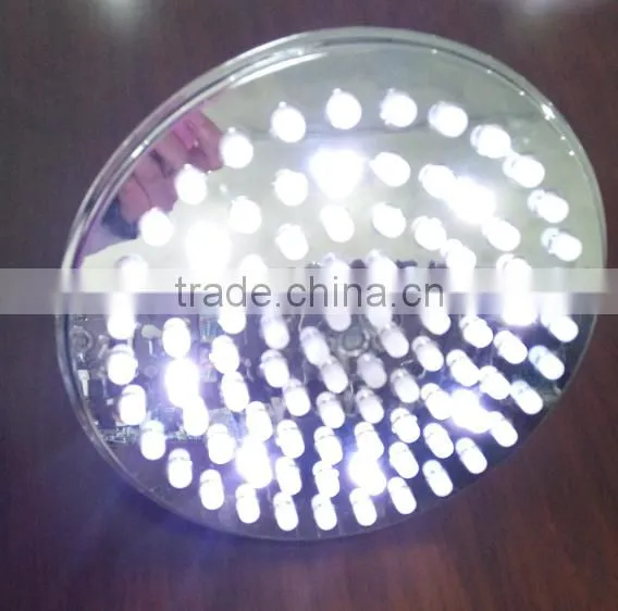 LED light fainfall hand shower head with rotated shower arm temperature control shower heads