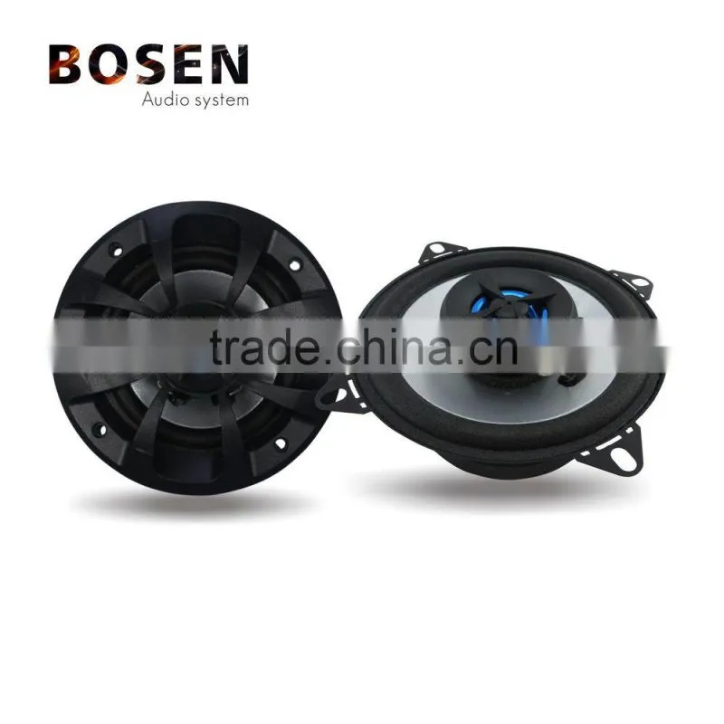 Best selling 4 inch coaxial car speakers with Paper cone sponge surround edge