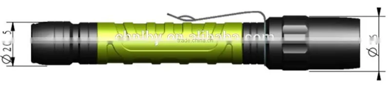 2016 promotional police led torch flaslight