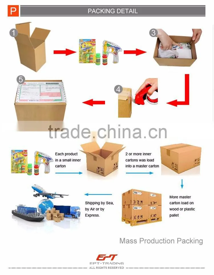 Plastic weapon toys pirate play gun toy set for kids