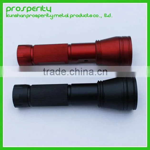 CNC machining parts/cnc turning aluminum parts for LED flashlight