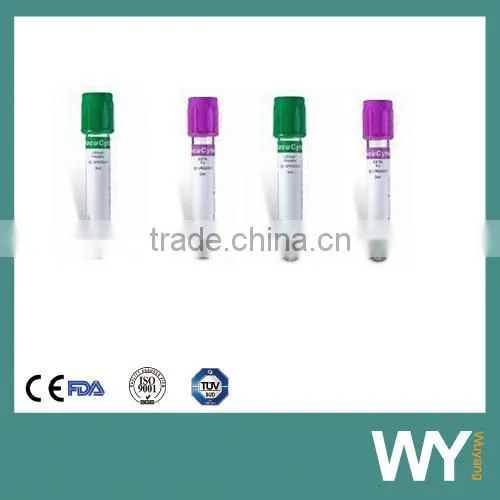 Medical Consumable Vacuum blood collecting tubes(No Additive Tube)