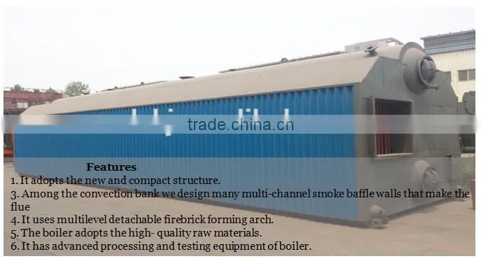 Standard professional electric industrial steam boiler with low diesel