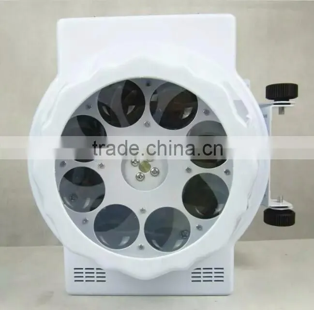 RIGEBA hot selling 8Leds 3W RGBW 4IN1 LED Eight Eyes patterns light/effect light