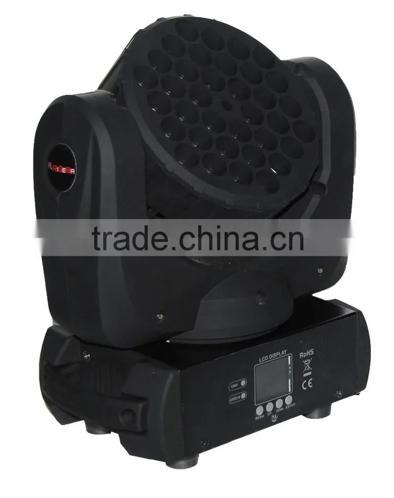 ARM 7 CPU flexible stage light 36*5w RGBW sharpy narrow beam angle 5 degree led moving head light