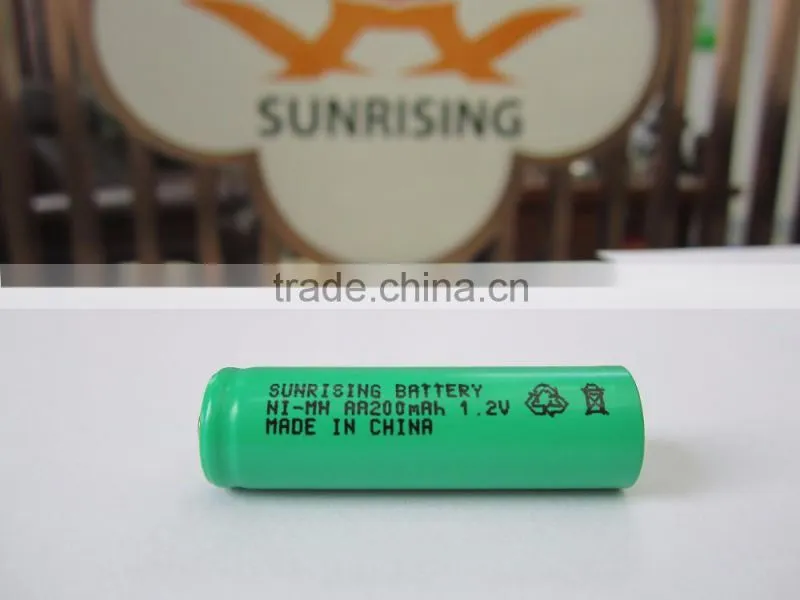 AA 200mAh 1.2 V Quanlity Rechargeable Battery NI-MH 1.2V Rechargeable 2A Battery Baterias Bateria