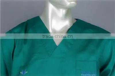 Wholesale V-neck Medical Scrubs Tops Chinese Manufacturer