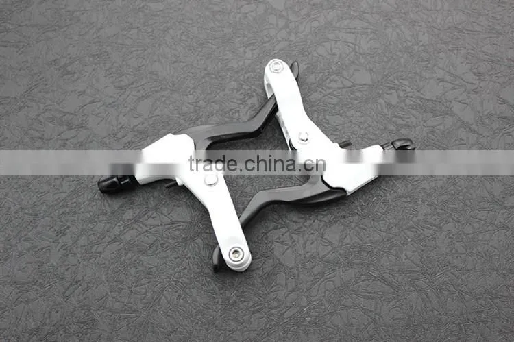 bike/bicycle brake lever/white and black color/high quality/aluminum alloy material