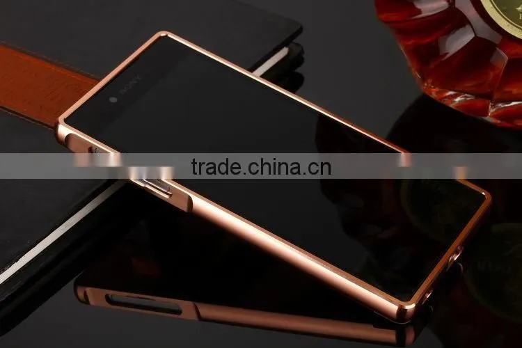 High Quality Luxury Mirror Cover Bumper Phone Case For Sony Z5P