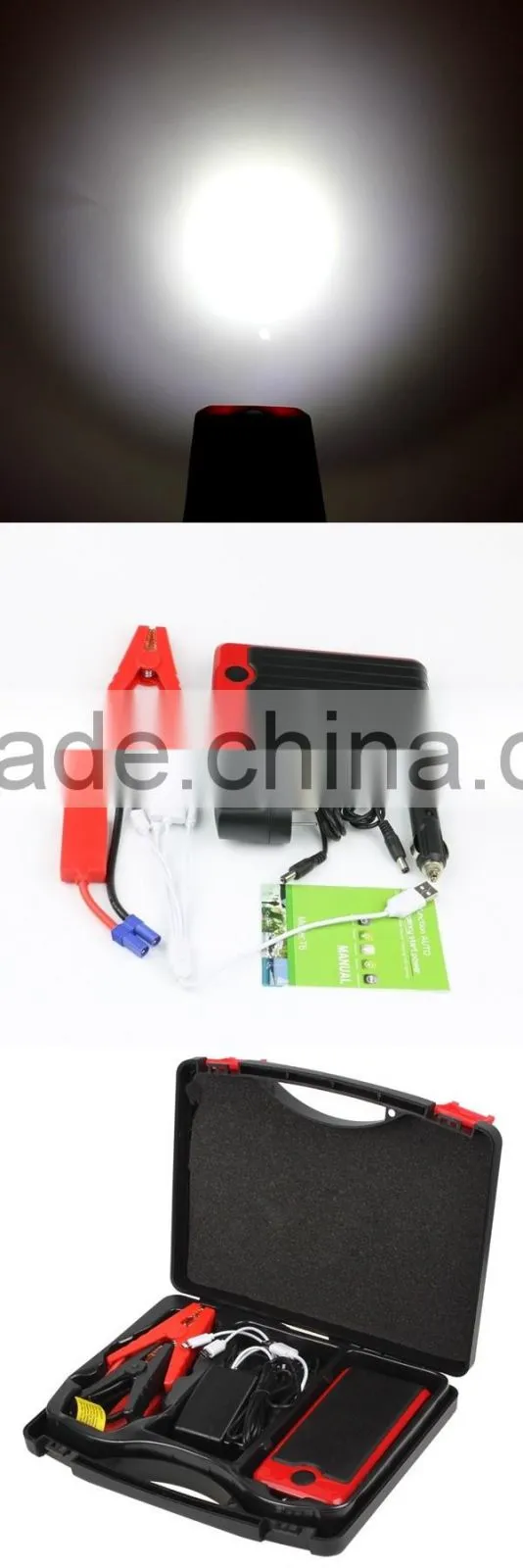 T6 12v 12000mah Lithium Jump Starter and Portable Power Bank