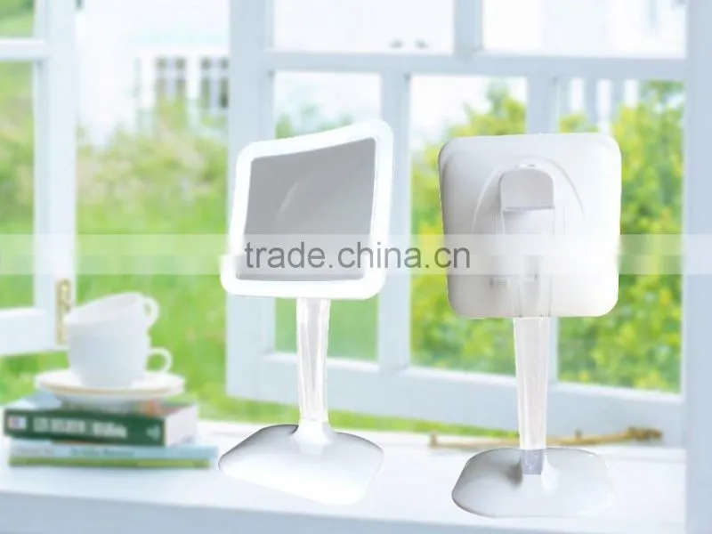 Square mirror with led lighting stand mirror powerme mirror