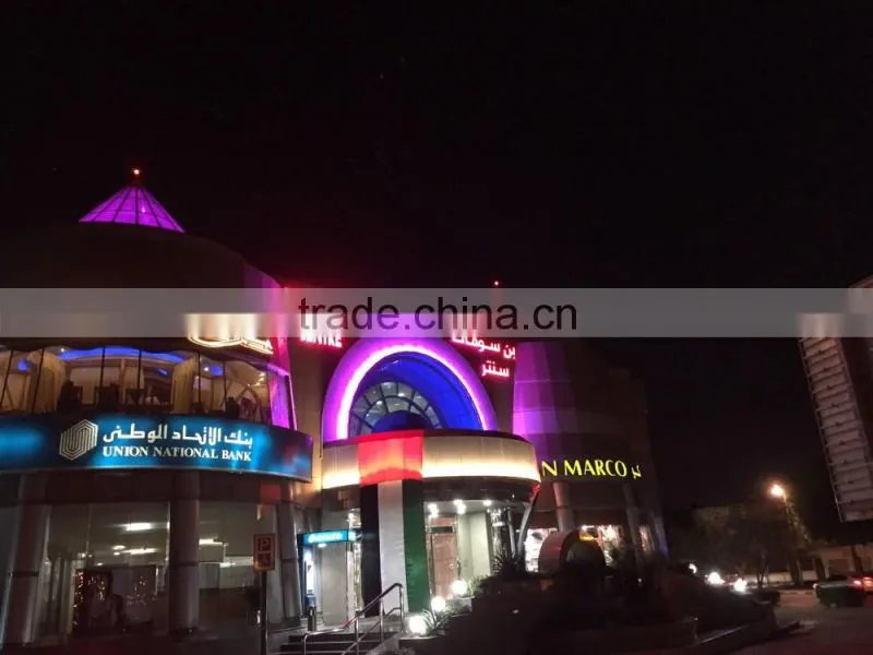 Glareless High power LED facade lighting wallwasher IP65 CE certification