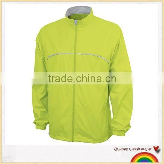 Racer packable bike reflective jacket