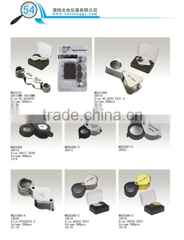 Best selling K999 30x optical magnifier,optical glass