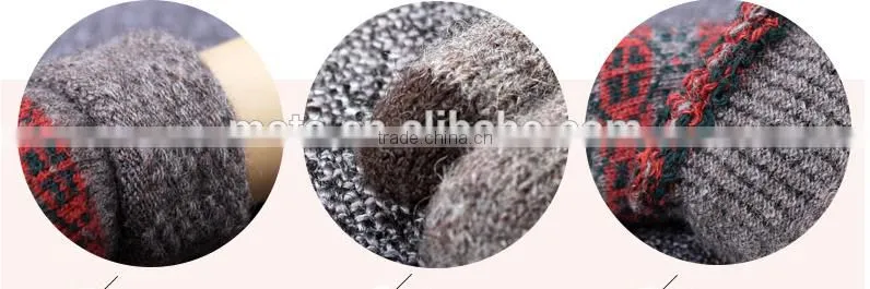 Hot Gift For Christmas 2015 Special Knitted Touch Screen Gloves For Men