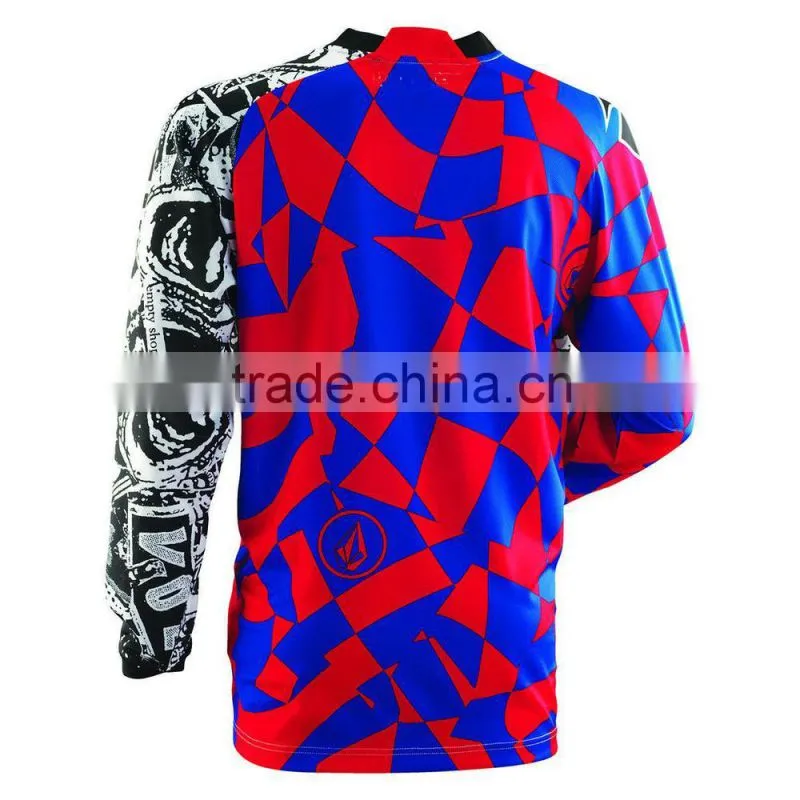 Competitive price new design custom motorcycle jersey