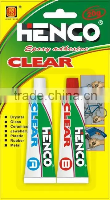 5 minutes transparent clear epoxy AB glue in tube