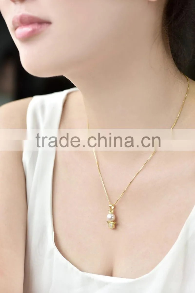wedding jewelry culture freshwater pearl beads pendant