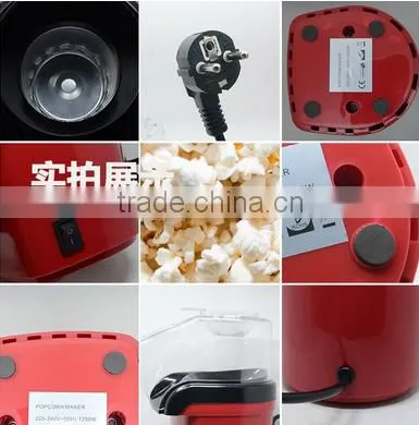 electric popcorn making machine .hot air popcorn maker