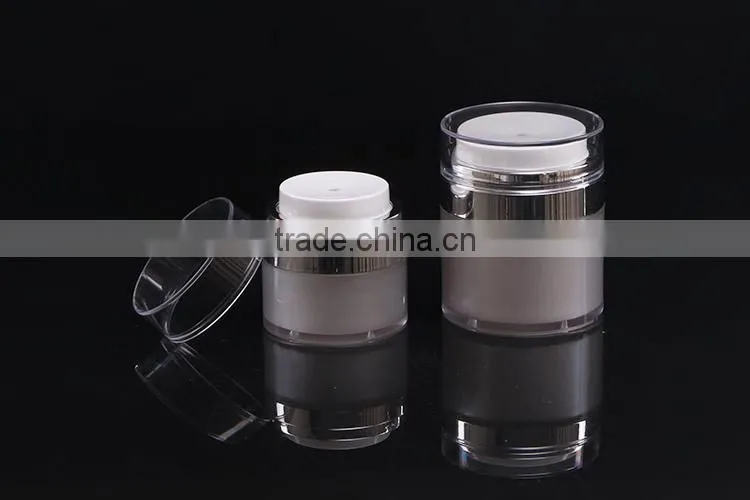 Professional factory ISO9001 Plastic Biodegradable cosmetic golden container