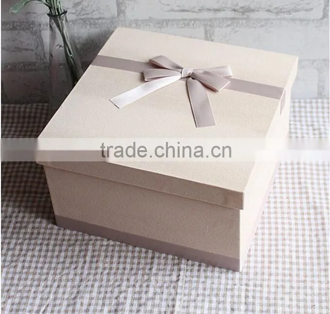 2016 Luxury paper wedding flower gift box packaging