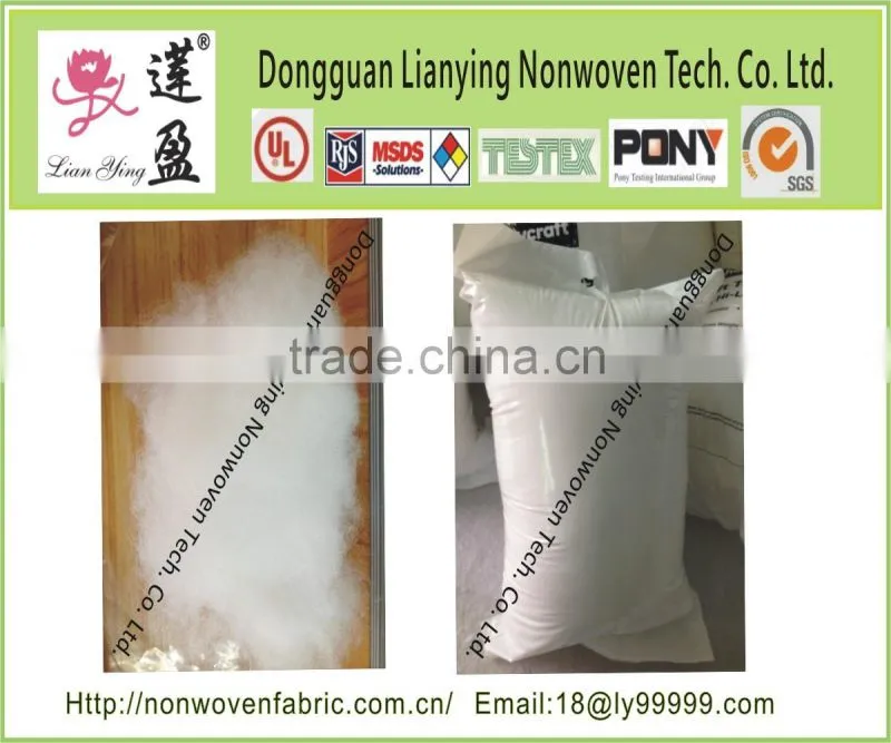 flame retardant polyester filling fiber for toy pillow cushion