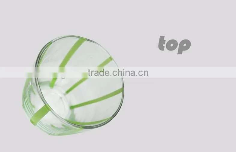 wholesale custom Glassware cake cup Machine made