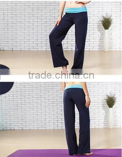 Custom Ladies 95% Combed Cotton 5% Spandex Fashion Design Fitness Leggings, Gym Sports Pants, Yoga Pants for Women