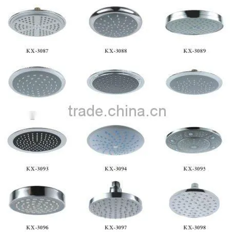 round abs overhead rain shower head(KX-3095)