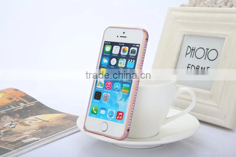 For iphone casings cell phone metal case for iphone 6 plus mobile diamond phone cover for iphone cases