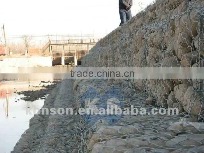 high zinc hexagonal gabion mesh