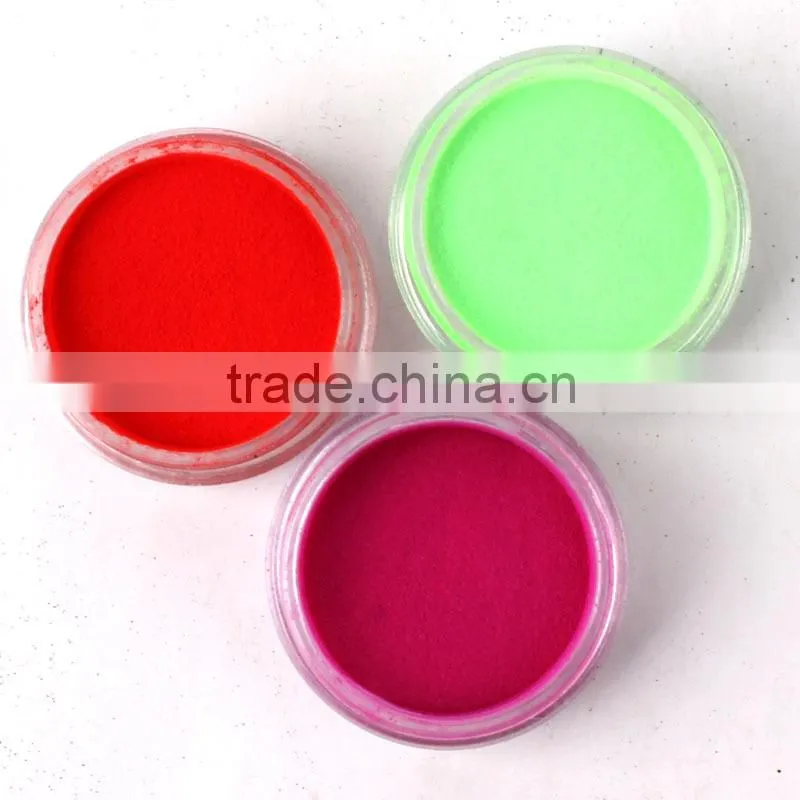 18 MIX colors acrylic powder nail of dust 3D DIY Decoration set
