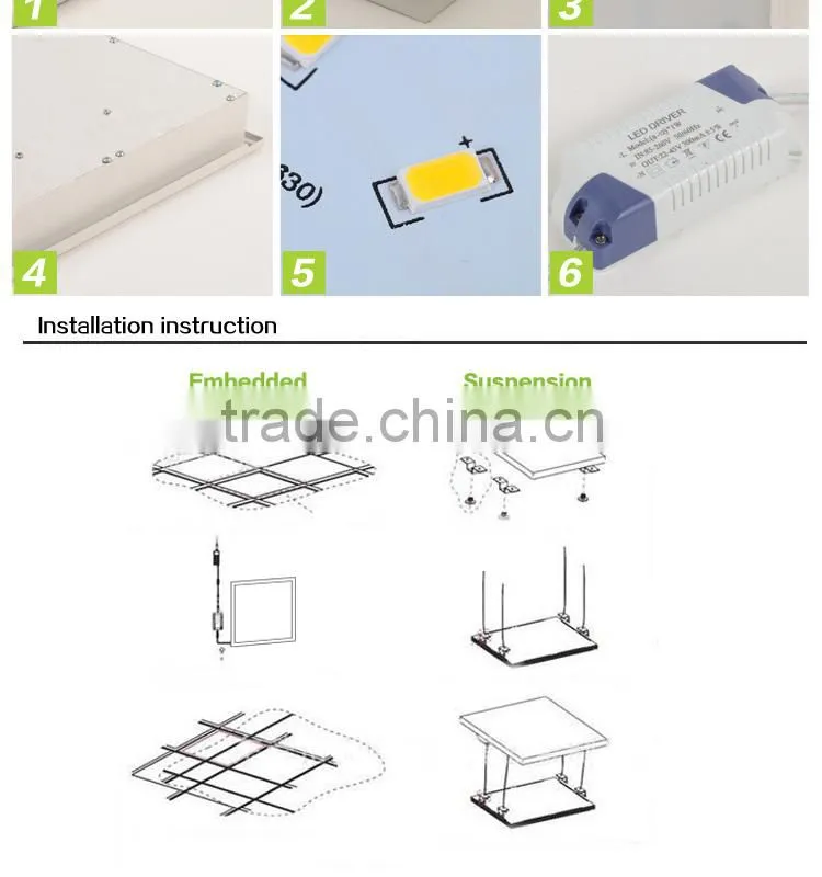 600x600mm LED CD plate lamp led panel light 9watt 12w 30watt