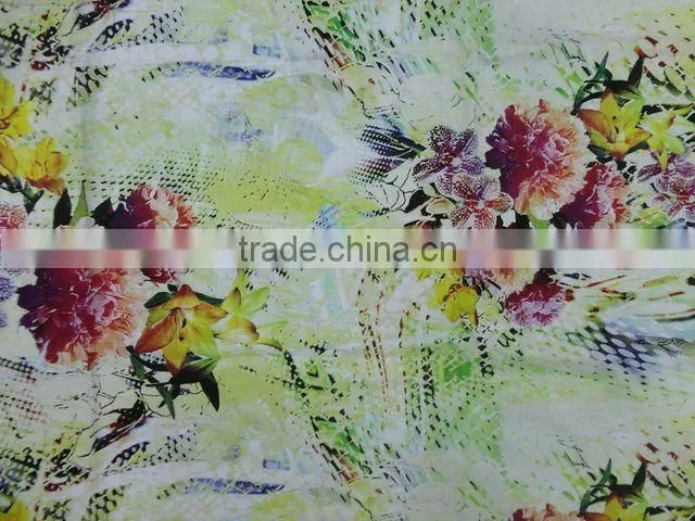 Lastest 100% Cotton Digital Printed Fabric