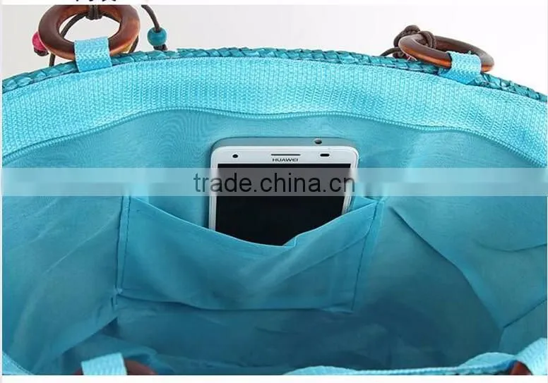 Hot selling 2016 straw beach tote bag