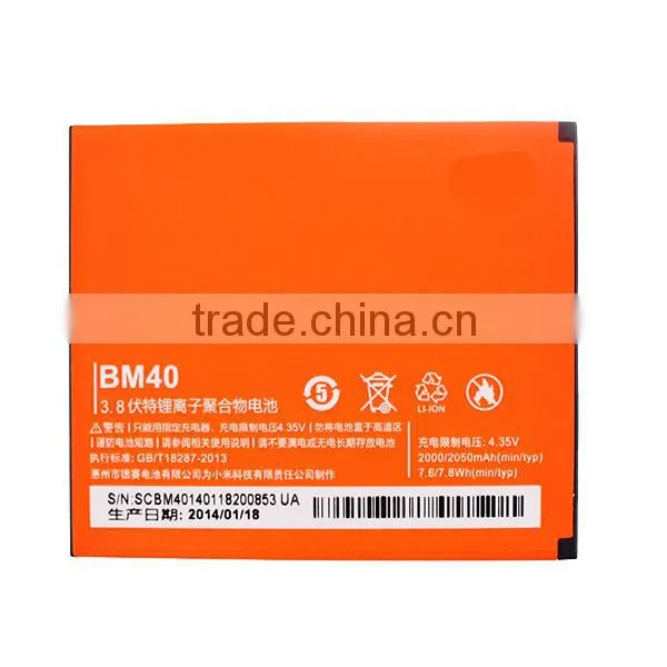 Replacement Mobile Phone Origianl Battery for Xiaomi MIUI BM40